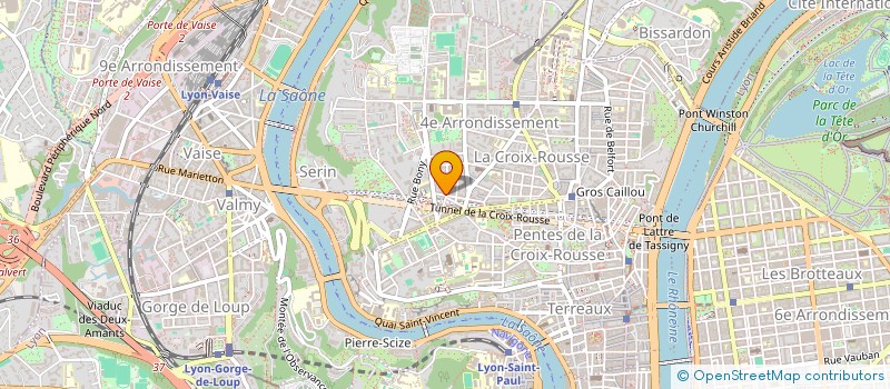 localisation de l'entreprise ORIGINE FILMS  LYON 4EME