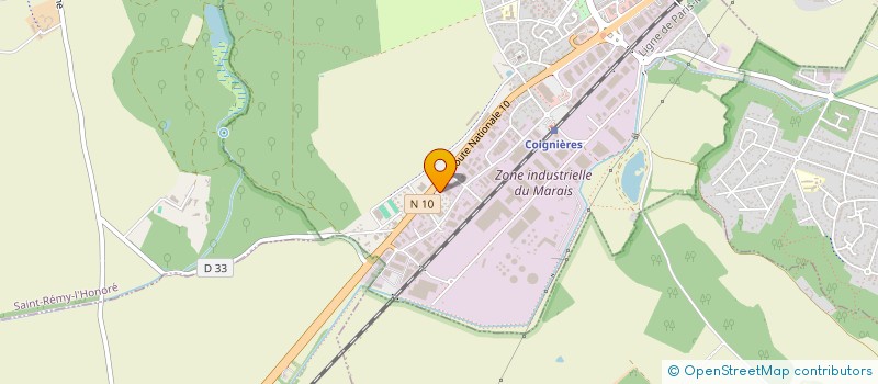 localisation de l'entreprise ORIGINE LOCATION à COIGNIERES