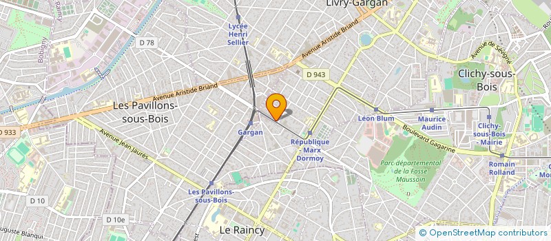 localisation de l'entreprise ORIGINE & SERVICE  LIVRY-GARGAN