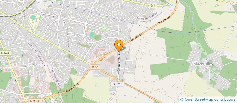 localisation de l'entreprise ORIGINE STUDIO  MONT-DE-MARSAN