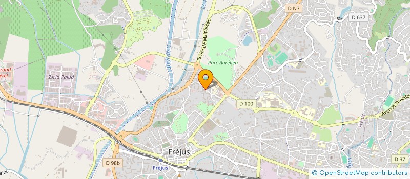 localisation de l'entreprise ORIGINE TOURS FRANCE à FREJUS