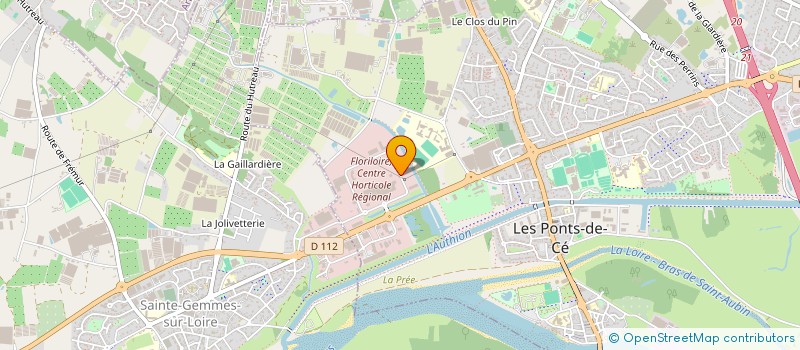localisation de l'entreprise ORIGINE1 à LES PONTS-DE-CE