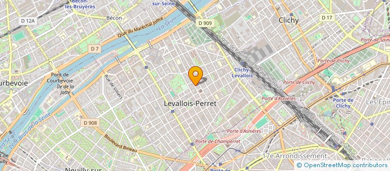 localisation de l'entreprise ORIGINES à LEVALLOIS PERRET