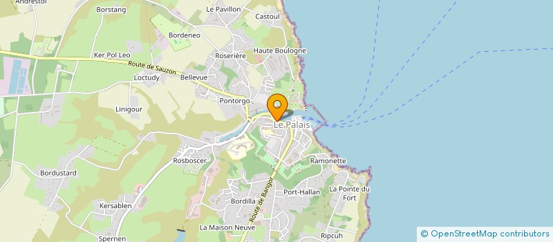 localisation de l'entreprise ORIGINES à LE PALAIS