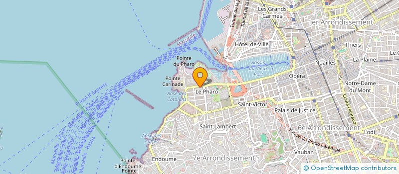 localisation de l'entreprise ORIGINES à MARSEILLE