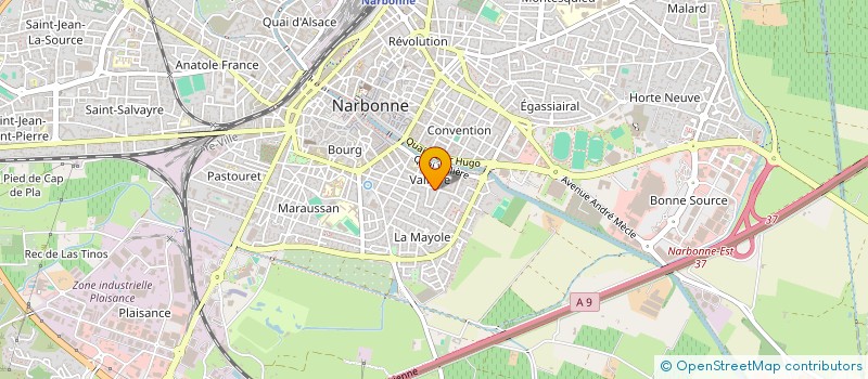 localisation de l'entreprise ORIGINES à NARBONNE