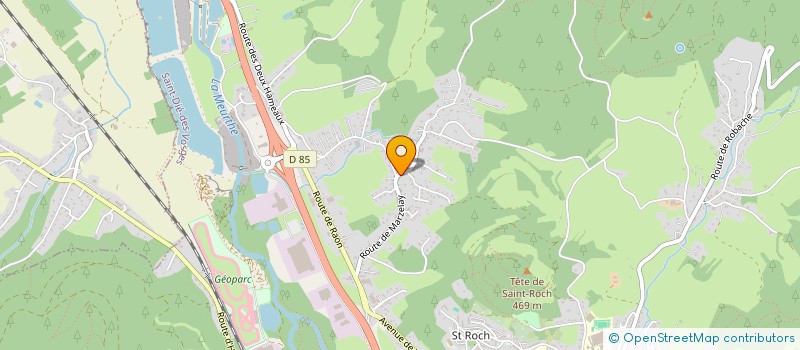 localisation de l'entreprise ORIGINES IMMOBILIER  SAINT-DIE-DES-VOSGES