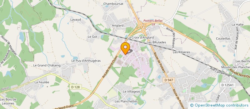 localisation de l'entreprise ORIGINNIS  COUZEIX