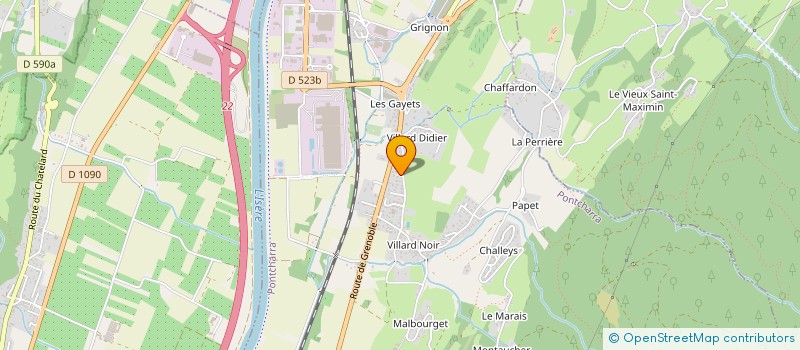 localisation de l'entreprise ORIGINS  PONTCHARRA