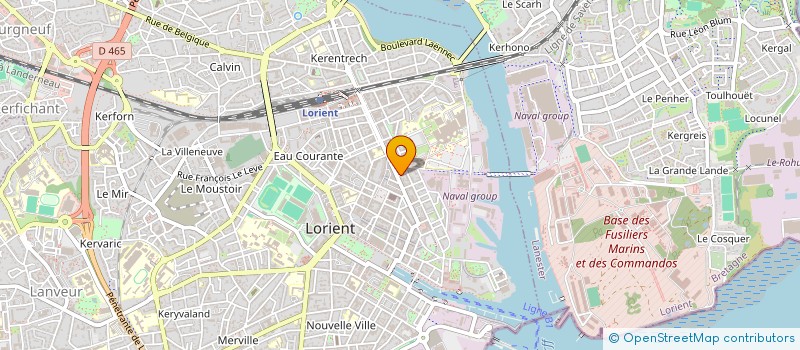 localisation de l'entreprise ORIGNAL COMMUNICATION à LORIENT