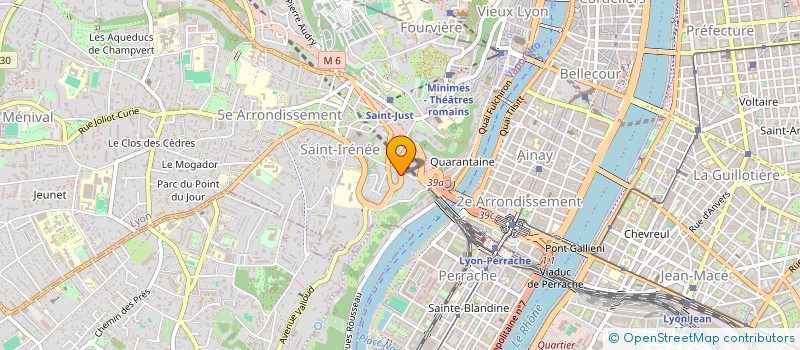 localisation de l'entreprise ORIGO à LYON 5EME