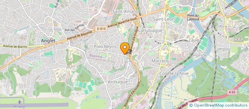 localisation de l'entreprise ORIGO à BAYONNE