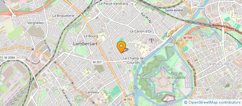 localisation de l'entreprise ORIGO  LAMBERSART