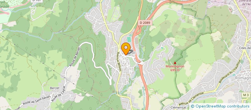 localisation de l'entreprise ORIGYN  CEYRAT