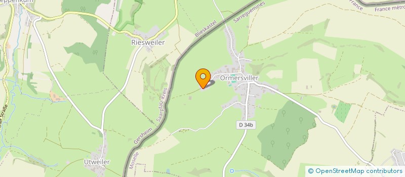 localisation de l'entreprise ORIIX INVEST  ORMERSVILLER