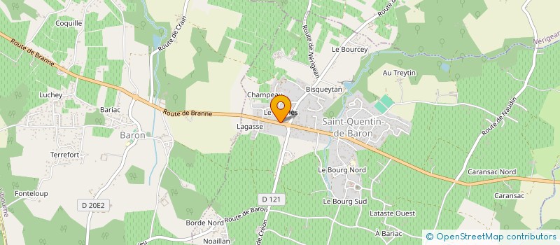 localisation de l'entreprise ORIJIN'ALL33  SAINT-QUENTIN-DE-BARON