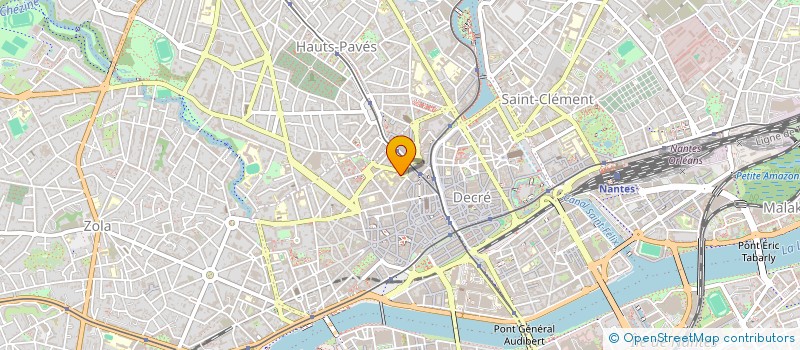 localisation de l'entreprise ORIKAL à NANTES
