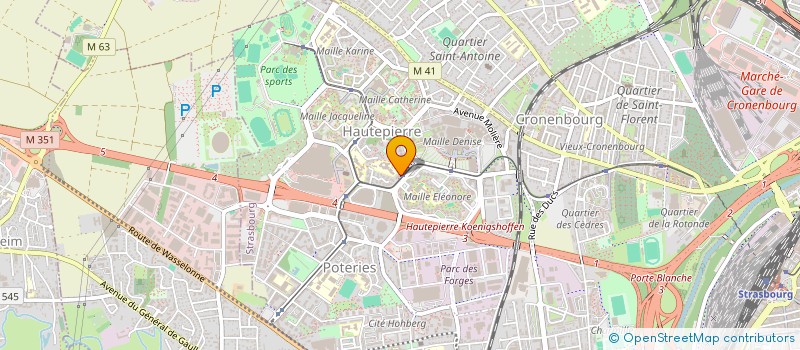 localisation de l'entreprise ORIKASMI à STRASBOURG