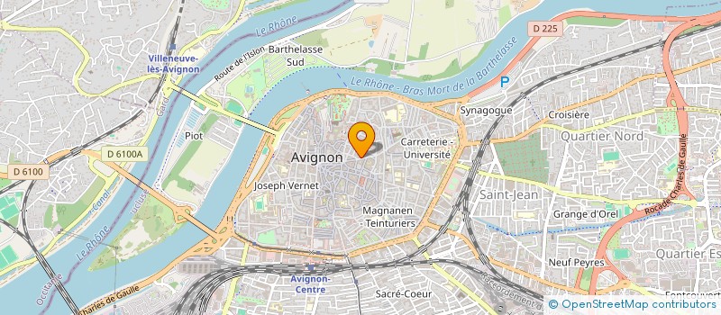 localisation de l'entreprise ORILLAC STE à AVIGNON