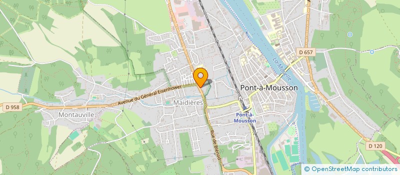 localisation de l'entreprise ORIMMO  MAIDIERES