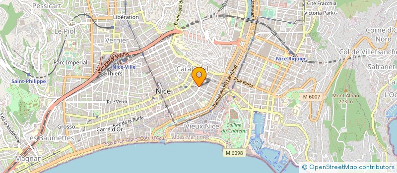 localisation de l'entreprise ORIMPLANTS QUALIMTEC à NICE
