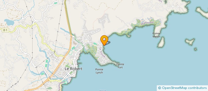 localisation de l'entreprise ORINI  LE ROBERT