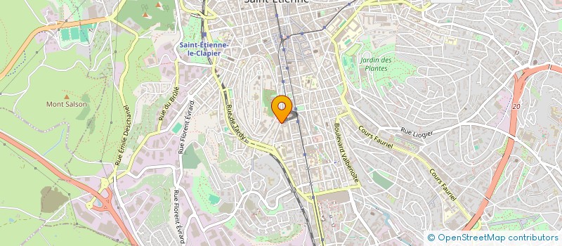 localisation de l'entreprise ORIOL  SAINT-ETIENNE