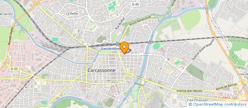 localisation de l'entreprise ORIOLE à CARCASSONNE