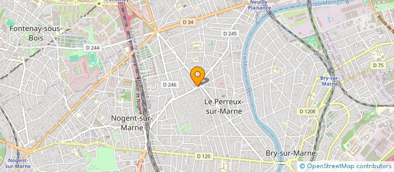 localisation de l'entreprise ORIOLE SEBANA  LE PERREUX-SUR-MARNE
