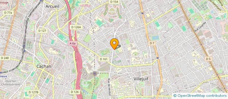 localisation de l'entreprise ORIOLI à VILLEJUIF