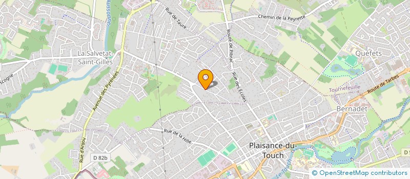 localisation de l'entreprise ORION 1331  LA SALVETAT-SAINT-GILLES