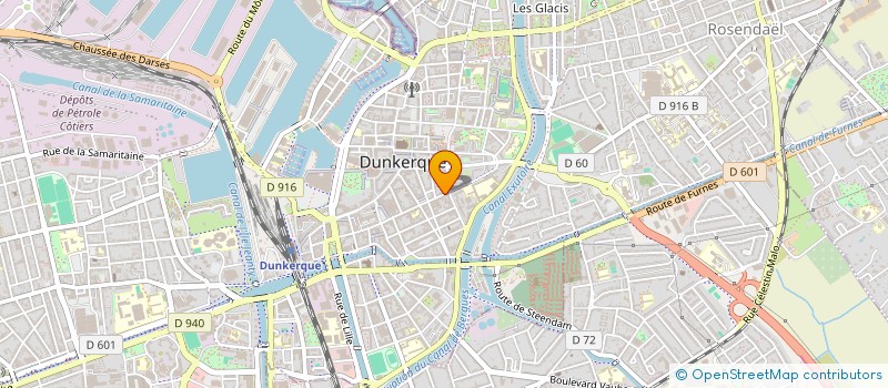 localisation de l'entreprise ORION à DUNKERQUE