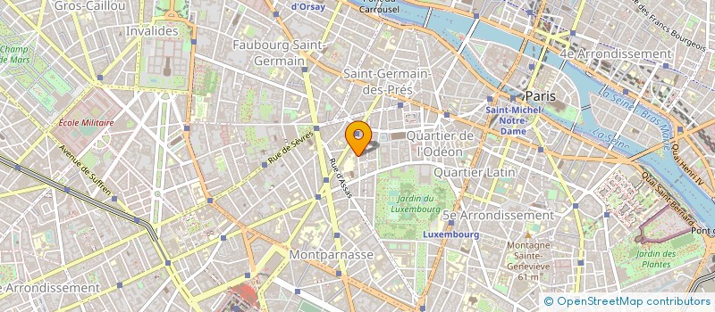 localisation de l'entreprise ORION  PARIS