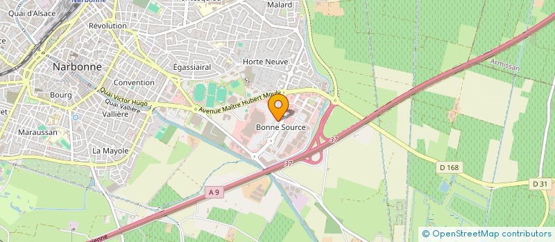 localisation de l'entreprise ORION 38 à SALAISE-SUR-SANNE