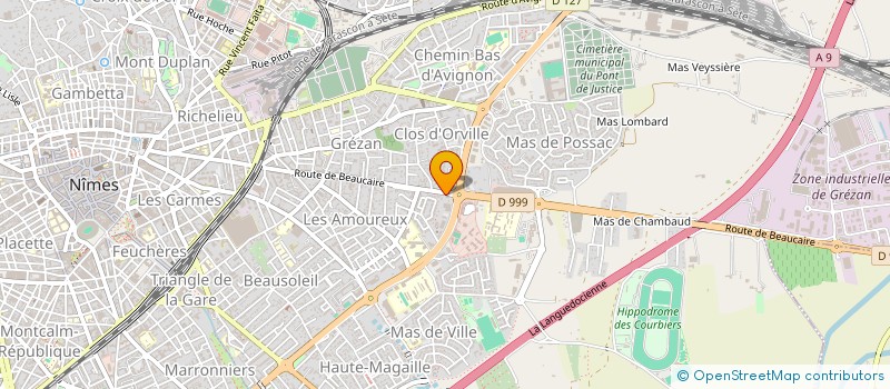 localisation de l'entreprise ORION  NIMES