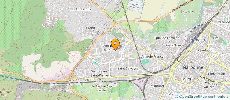 localisation de l'entreprise ORION 43 à VALS-PRES-LE-PUY