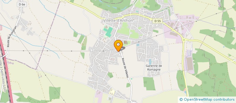 localisation de l'entreprise ORION  VILLETTE-D'ANTHON