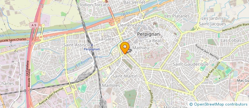 localisation de l'entreprise ORION à PERPIGNAN