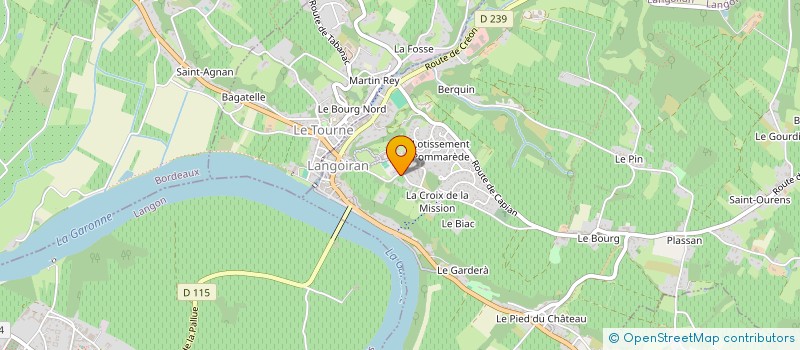 localisation de l'entreprise ORION  LANGOIRAN