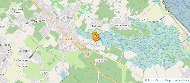 localisation de l'entreprise ORION  DOLUS-D'OLERON