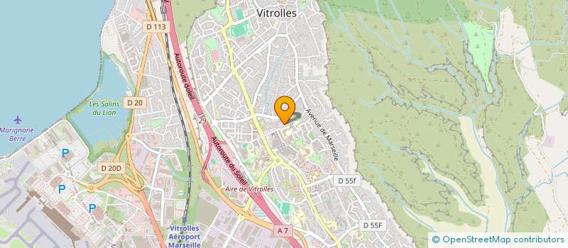 localisation de l'entreprise ORION à VITROLLES