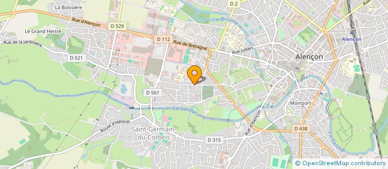 localisation de l'entreprise ORION à ALENCON