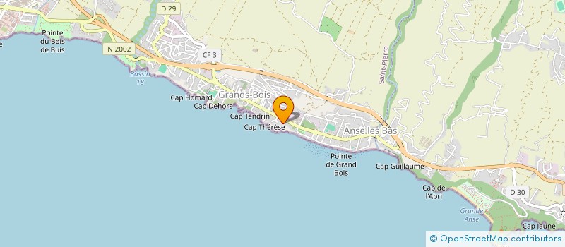 localisation de l'entreprise ORION à SAINT-PIERRE