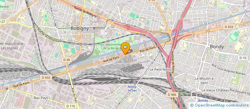 localisation de l'entreprise ORION  BOBIGNY