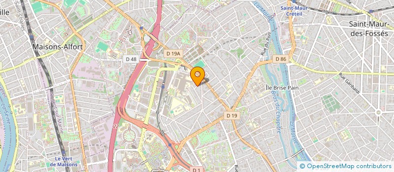 localisation de l'entreprise ORION à CRETEIL