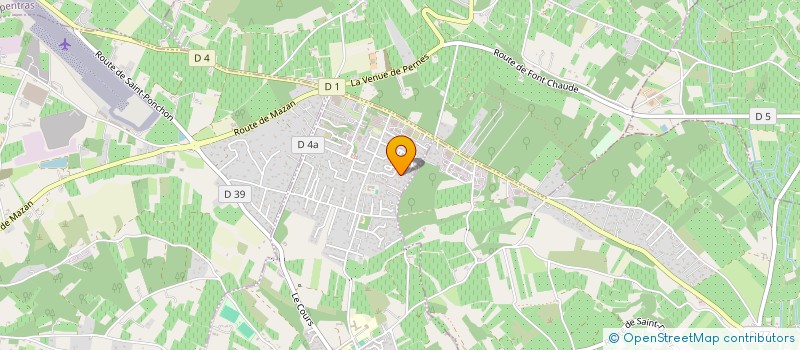 localisation de l'entreprise ORION  SAINT-DIDIER