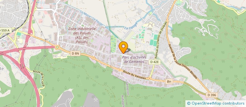 localisation de l'entreprise ORION  GEMENOS