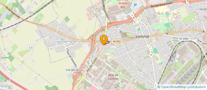localisation de l'entreprise ORION à LILLE
