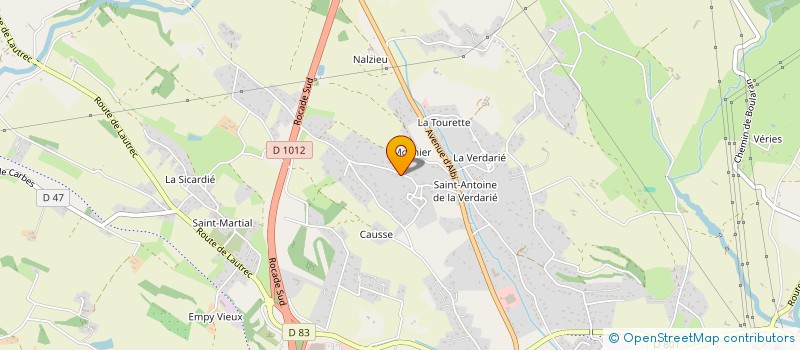 localisation de l'entreprise ORION  SOUAL