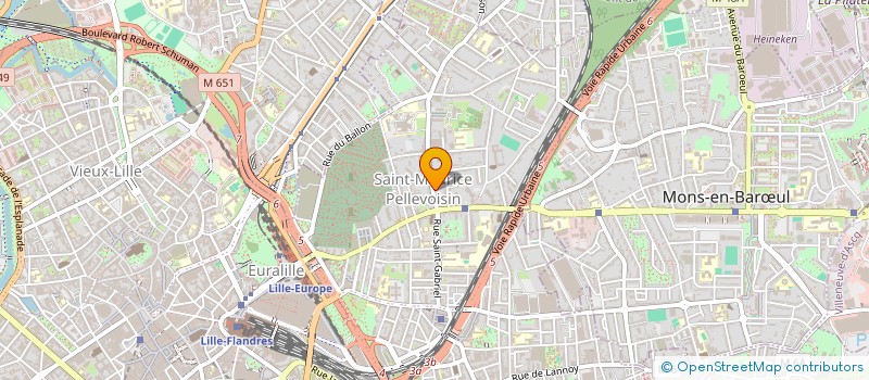 localisation de l'entreprise ORION à LILLE